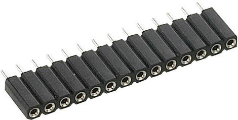 Precíziós hüvelysor RM 2,54 Pólusszám: 1 x 20 255-020-1-50-00 W & P Products Tartalom: 1 db