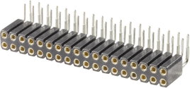 Precíziós hüvelysor RM 2,54 Pólusszám: 2 x 10 154-020-2-50-10 W & P Products Tartalom: 1 db
