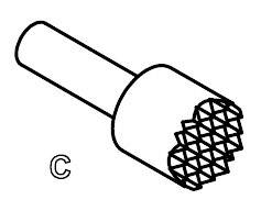 Mérőhegy, rugóérintkezős mérőtüske PTR 1007-C-0.7N-AU-0.9C 2. kép