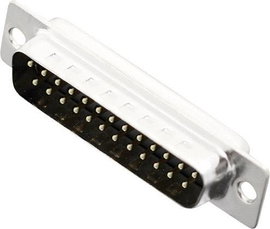 D-SUB tűs kapocsléc 180 ° pólusszám: 25 MH Connectors MHDM25-SP 1 db