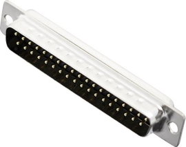 D-SUB tűs kapocsléc 180 ° pólusszám: 37 MH Connectors MHDM37-SP 1 db
