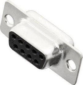 D-SUB hüvelyes kapocsléc 180 ° pólusszám: 9 MH Connectors MHDM09-SS 1 db