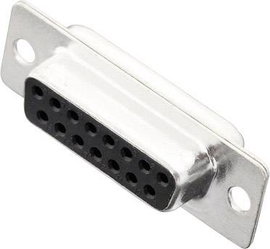 D-SUB hüvelyes kapocsléc 180 ° pólusszám: 15 MH Connectors MHDM15-SS 1 db