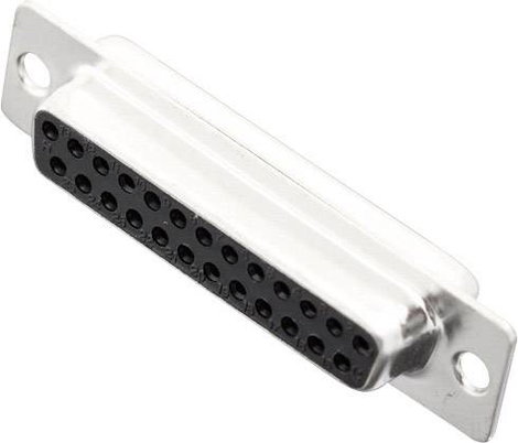 D-SUB hüvelyes kapocsléc 180 ° pólusszám: 25 MH Connectors MHDM25-SS 1 db