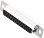 D-SUB hüvelyes kapocsléc 180 ° pólusszám: 25 MH Connectors MHDM25-SS 1 db bélyegkép