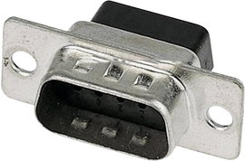 D-SUB tűs kapocsléc 180 ° pólusszám: 9 Harting 09 67 009 5601 1 db