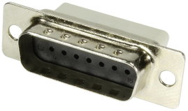 D-SUB tűs kapocsléc 180 ° pólusszám: 25 Harting 09 67 025 5601 1 db