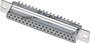 D-SUB hüvelyes kapocsléc 180 ° pólusszám: 25 Harting 09 67 225 4704 1 db bélyegkép