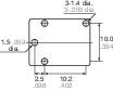 Panasonic JJM1A12 Autós relé 12 V/DC 20 A 1 záró 3. kép