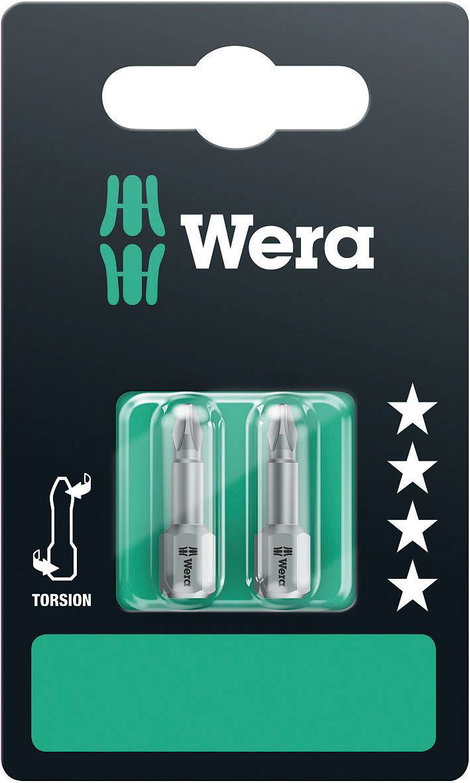 Wera 2 db 851/1 TZ PH kereszthornyú PH bit, PH2 05073324001 Hossz 25 mm