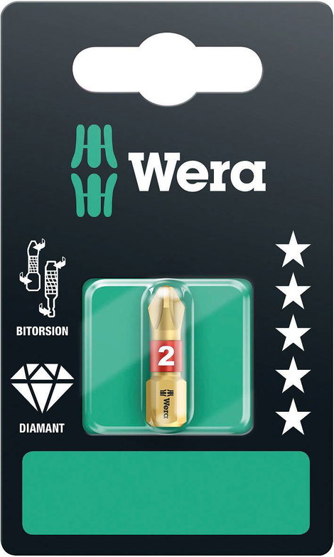 Wera 851/1 BDC PH kereszthornyú PH 1 bit 05073332001 Hossz 25 mm