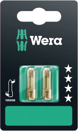 Wera 2 db 855/1 TH PZ kereszthornyú PZ 3 bit 05073372001 Pozidriv Hossz:25 mm