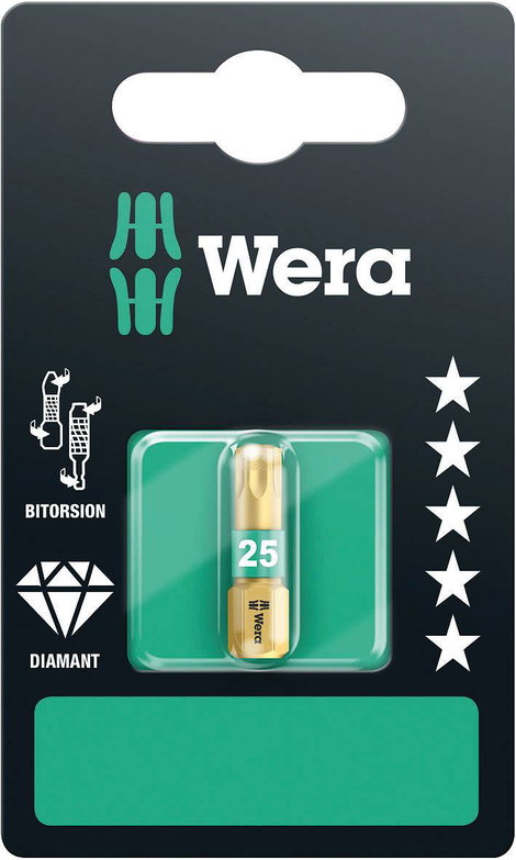 867/1 TORX® BDC bit, T10 x 25 mm Wera 05134374001 Hossz:25 mm