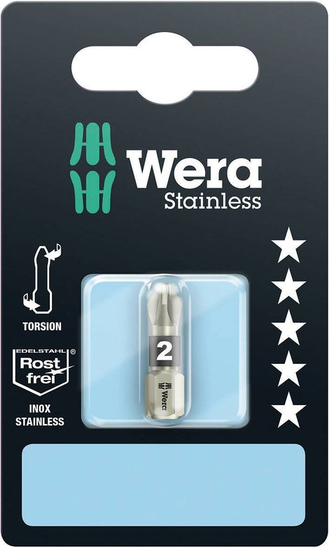 Wera 3855/1 TS kereszthornyú PZ bit, PZ 1 X 25 05073613001 Pozidriv Hossz:25 mm