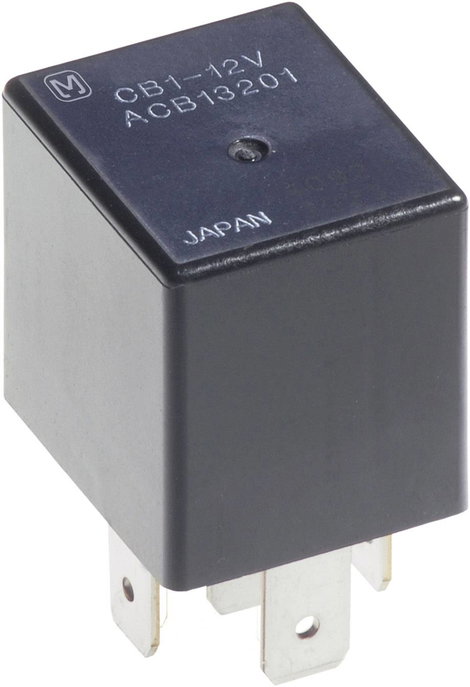 Autó relé, CB 1U 12V NO40A NC30A