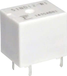 Autós teljesítményrelé 1 váltós, 12 VDC 25 A, Fujitsu FBR51ND12-W1