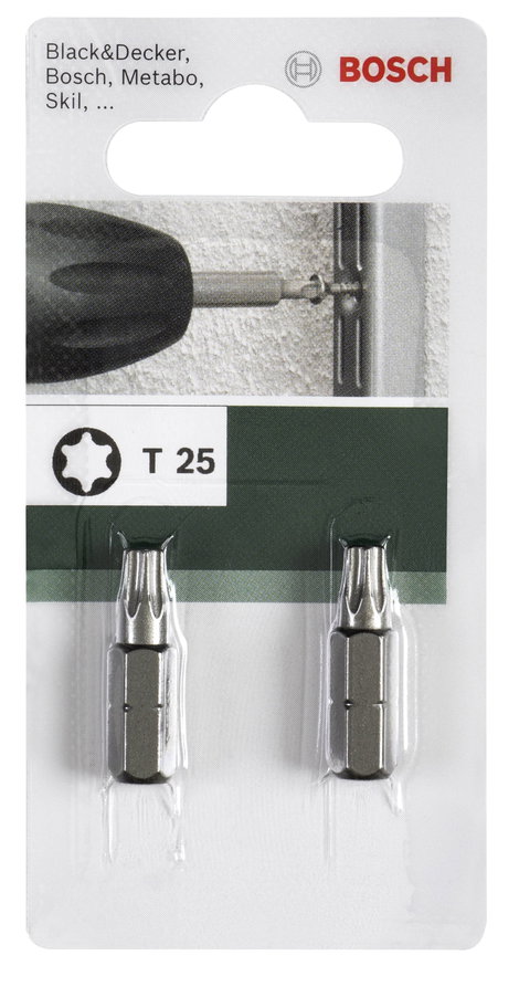 Csavarozó bit, Standard Torx Bosch 2609255931 T 8 Hossz:25 mm 2. kép