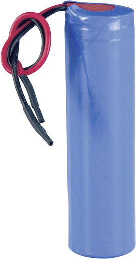 Speciális Li-Ion akku 3,7 V 3000 mAh (Ø x Ma) 18 x 70 mm, kábeles kivezetéssel, Samsung ICR30F