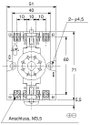 Panasonic 8 polusú relé foglalat, AT180031J 3. bélyegkép