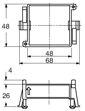Panasonic relé szerelőkeret, AT8DA4J 2. kép