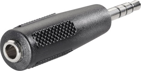 Jack Audio Adapter [1x Jackdugó 3.5 mm - 1x Jackalj 3.5 mm] fekete BKL Electronic 2. kép