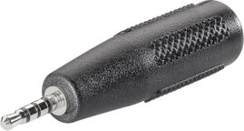 Jack Audio Adapter [1x Jackdugó 2.5 mm - 1x Jackalj 3.5 mm] fekete BKL Electronic