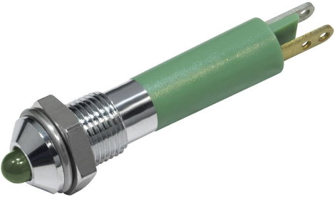LED-es jelzőlámpa Zöld 24 V/DC 15 mA CML 19020351