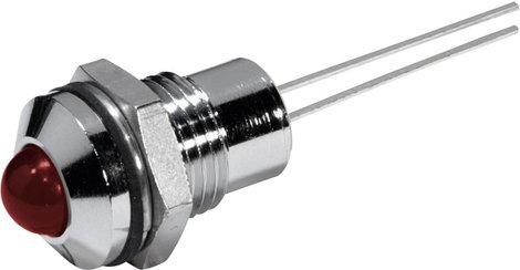 LED-es jelzőlámpa Piros 12 V/DC 56 mA CML 19060003