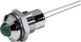 LED-es jelzőlámpa Zöld 12 V/DC 56 mA CML 19060001