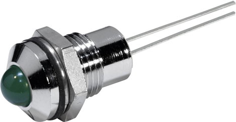 LED-es jelzőlámpa Zöld 12 V/DC 56 mA CML 19060001