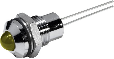 LED-es jelzőlámpa Sárga 12 V/DC 56 mA CML 19060002
