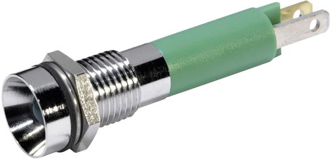 LED-es jelzőlámpa Zöld 24 V/DC 20 mA CML 19050351