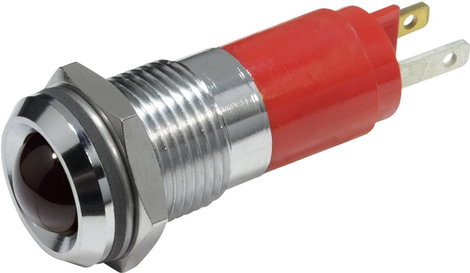 LED-es jelzőlámpa Piros 24 V/DC 20 mA CML 19210350