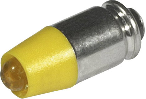 LED lámpa T1 3/4 MG Sárga 12 V/DC, 12 V/AC 280 mcd CML 1512525UY3