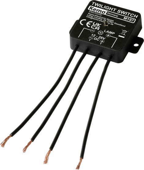 Alkonykapcsoló építő modul 12-28 V/DC, Kemo M197