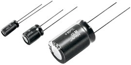 Tantál kondenzátor, radiális, álló, RM 5.08 mm 120 µF 35 V/DC 20 % Ø 10 x 13 mm Panasonic 35SEPF120M