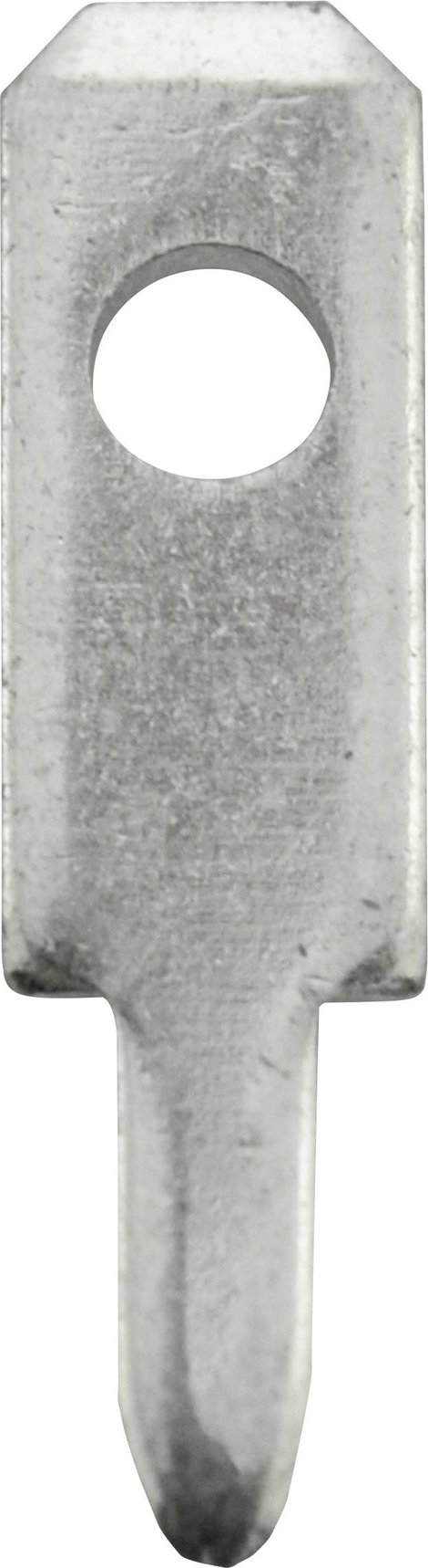 Dugaszoló csúszósaru, 2,8 mm / 0,8 mm 180° szigeteletlen, fémes Vogt Verbindungstechnik 378008.61 10