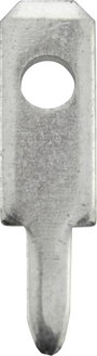 Dugaszoló csúszósaru, 2,8 mm / 0,8 mm 180° szigeteletlen, fémes Vogt Verbindungstechnik 378008.61 10 bélyegkép
