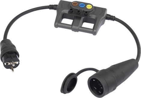 Árammérő adapter lakatfogókhoz, banándugós csatlakozással. Voltcraft DLA-16 1L
