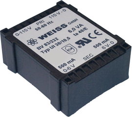 Lapos transzformátor 6W/250mA