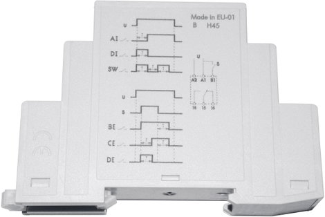 DIN sínes multifunkciós időkapcsoló relé 400V/16A, 1 áramkör, Conrad Components CMFR-66 2. kép