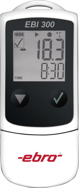 Hőmérséklet adatgyűjtő -30...+60 °C +-0,1 °C, ebro EBI 300