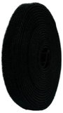 Tépőzár szalag, bolyhos és horgos fél, 3 m x 10 mm, 4 tekercs, fekete, Toolcraft KL10X3000C 2. bélyegkép