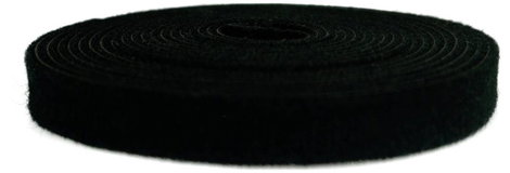 Tépőzár szalag, bolyhos és horgos fél, 3 m x 10 mm, 4 tekercs, fekete, Toolcraft KL10X3000C 3. kép