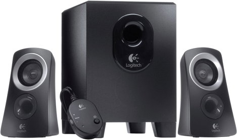 PC hangszórók, hangfalpár, multimédiás hangfal 2.1 Logitech Z313