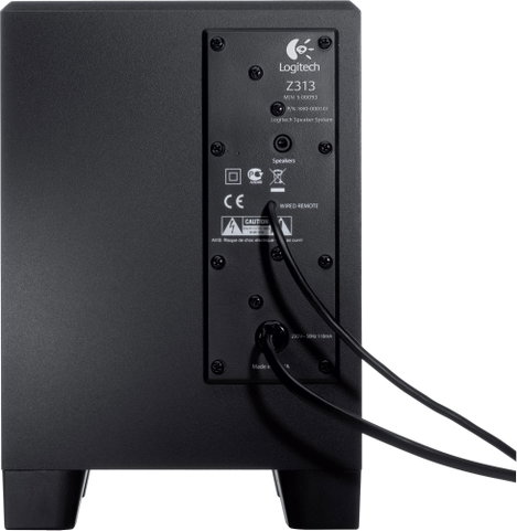 PC hangszórók, hangfalpár, multimédiás hangfal 2.1 Logitech Z313 6. kép