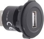 Beépíthető USB aljzat, USB 2.0 aljzat A, USB 2.0 aljzat A, Tru Components USB-01-BK bélyegkép