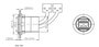 Beépíthető USB aljzat, 2x USB 2.0 aljzat A, 2x USB 2.0 dugó A, fekete, Tru Components USB-06-BK 2. bélyegkép