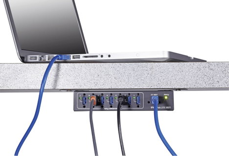 7 portos USB hub, Renkforce 3. kép
