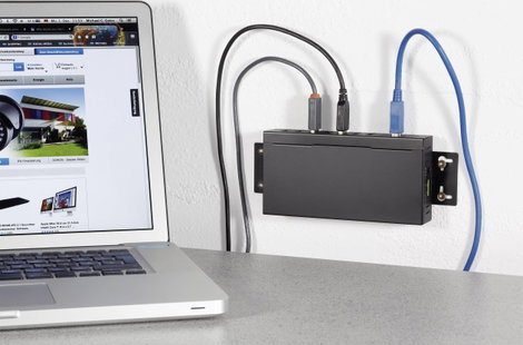 7 portos USB hub, Renkforce 4. kép